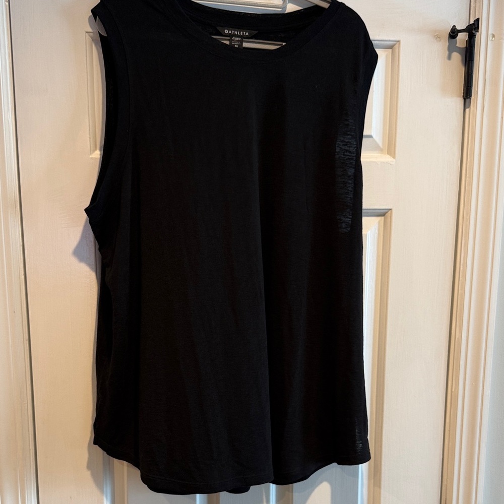 Athleta Black Muscle Tee